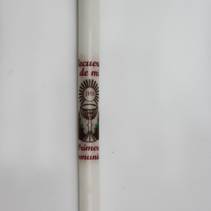 Cirio de primera comunión sencillo